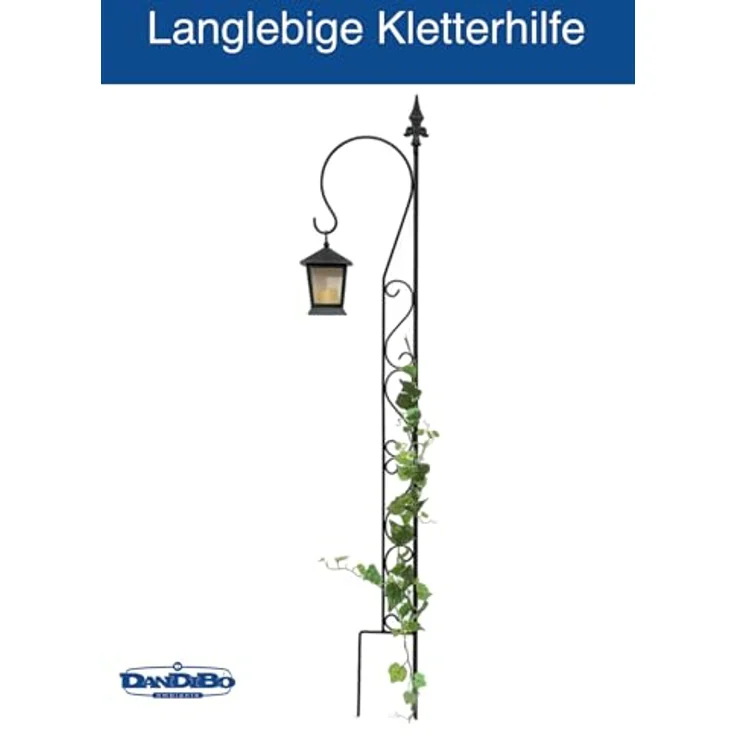 DanDiBo Rankhilfe mit Halter 23299 Rankgitter aus Metall H-144 cm B-27 cm Kletterhilfe – Bild 7
