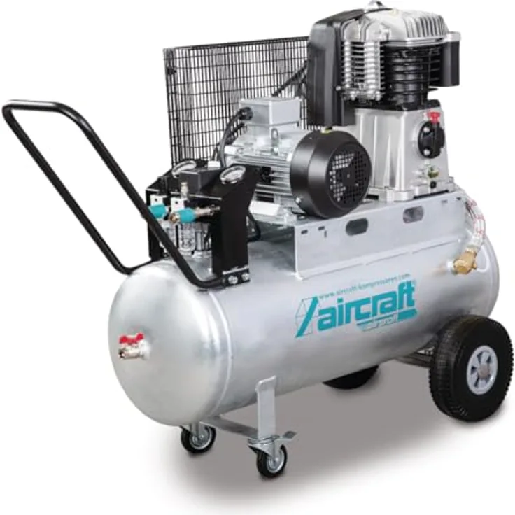 AIRCRAFT Kompressor AIRPROFI 703-100P 400V 10 bar Druck, mit 100l Behälter