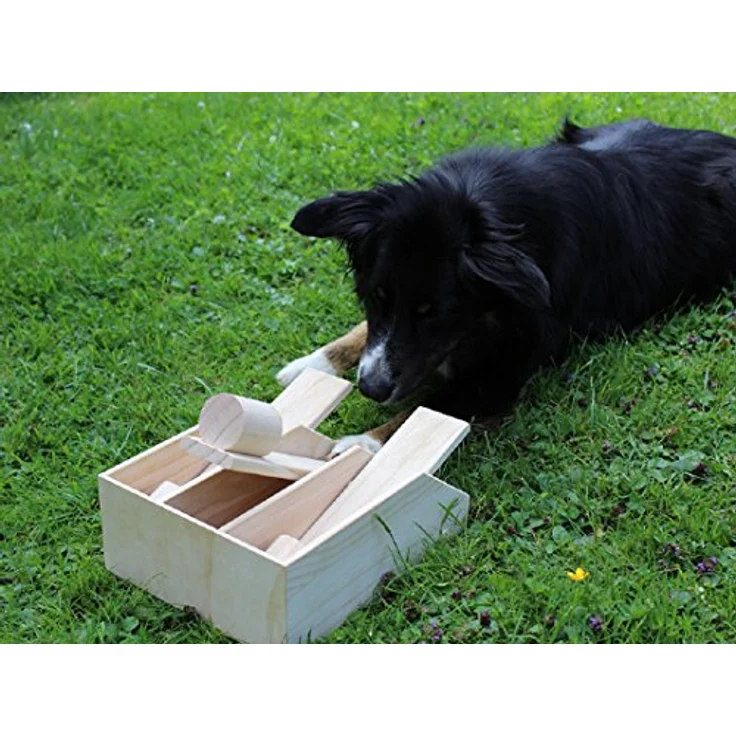 Hundepiano aus Holz, Lernspielzeug für Hunde, Hundetraining, Intelligenz-Spielzeug – Bild 2