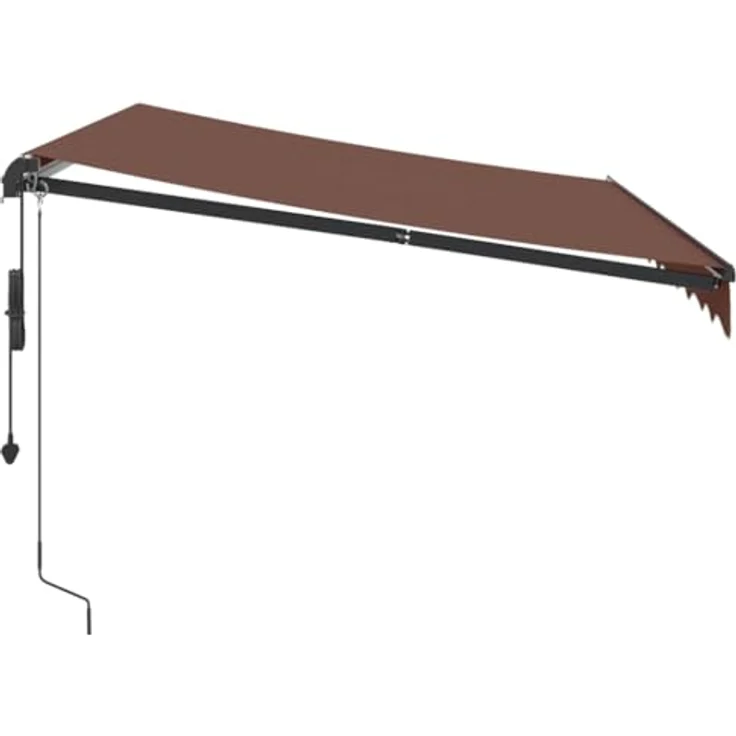 vidaXL Markise Automatisch Braun 300x250 cm mit UV-beständigem Stoff – Bild 5
