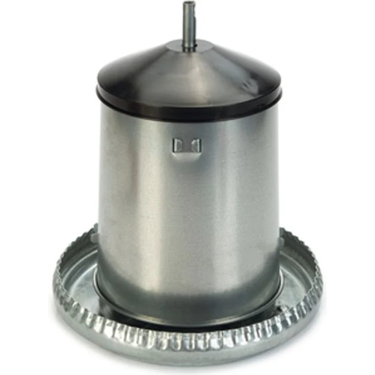 Olba Napf Futtersilo - Huhn - verzinkt - 5kg - 16x15x25 cm – Bild 1