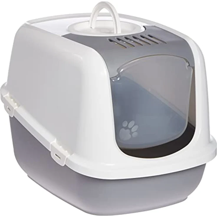 Katzentoilette "NESTOR JUMBO" grau 66,5x 48,5x 46,5cm , (1er Pack) – Bild 1