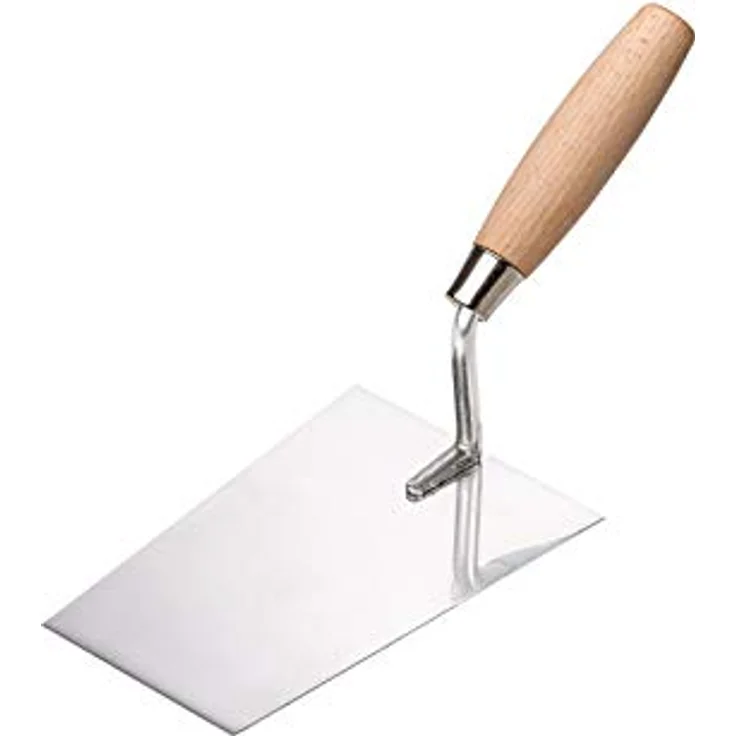 Colorus Stuckateur Werkzeug Set 8 tlg. | Putzkelle Maurerkelle aus Edelstahl | Gipserspachtel Glättekelle Stuckateurkelle Malerspachtel | Kellen Set – Bild 5