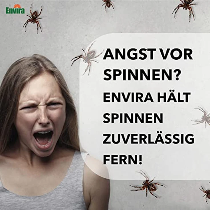 Envira Spinnen-Spray - Spinnenabwehr für Außen und Innen - 2 x 2 Liter + 2L Drucksprüher - Anti Spinnenspray mit Langzeitwirkung - Spinnen vertreiben im Haus & im Garten - Geruchlos & Auf Wasserbasis – Bild 5