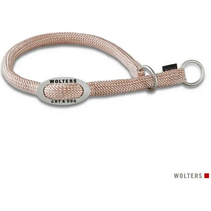 Wolters Hunde-Halsband Schlupfhalsband K2 champagner - Robustes Taumaterial mit Metallstopper