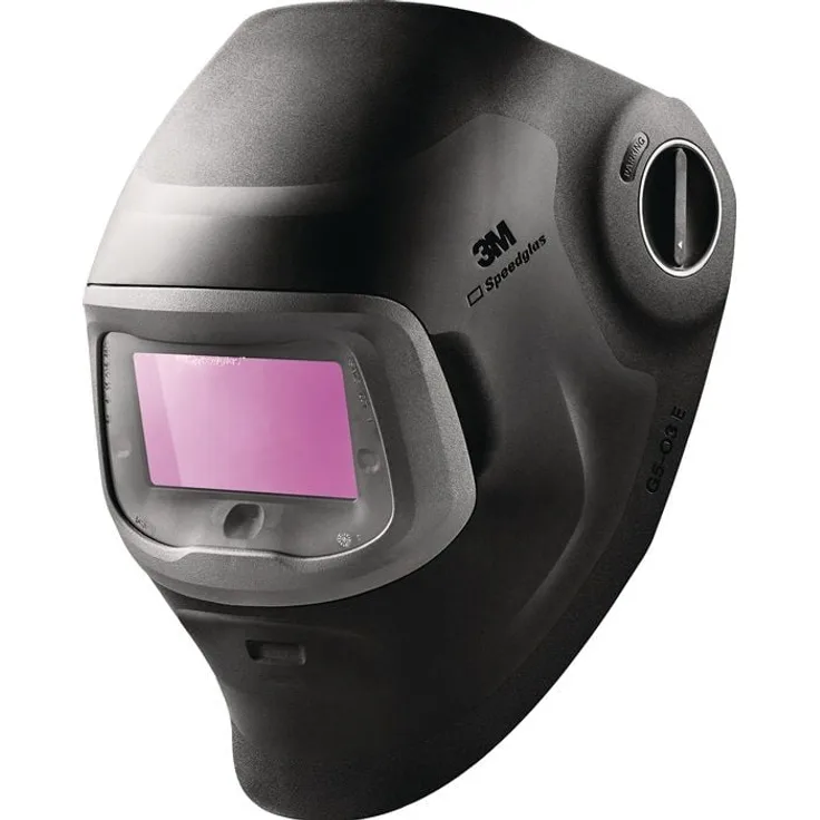 3M Schweißerschutzhelm G5-03 E mit Schweißfilter G5-01/03NC, ergonomisches Design für Metallverarbeitung, 55x107mm