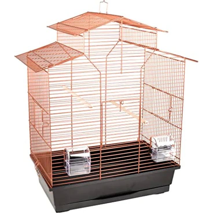 Flamingo 110134 Sittichekäfig Numfor 1 Kupfer 51x30x60 cm