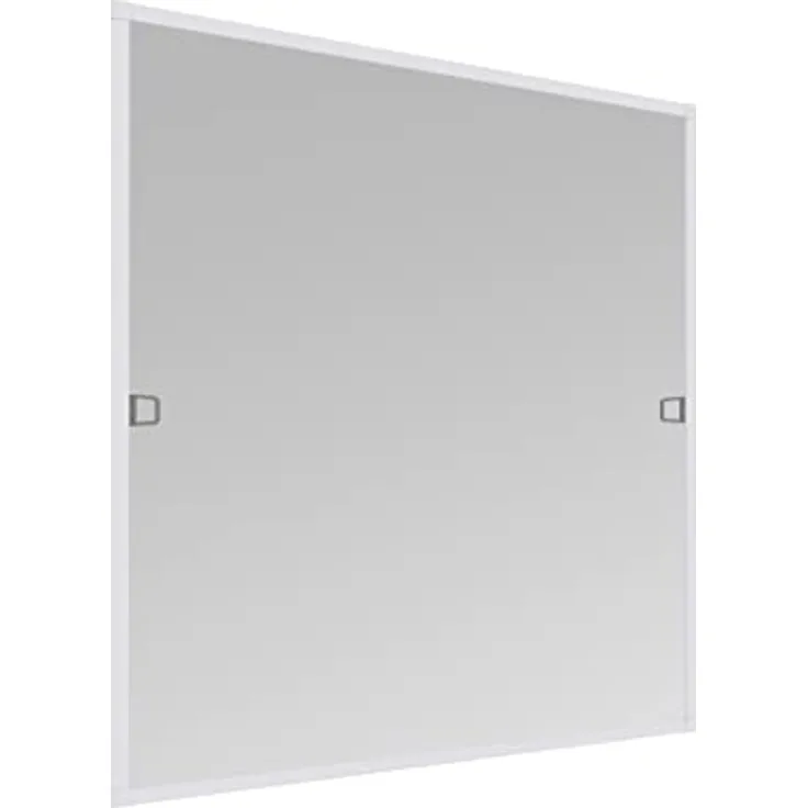 Windhager Insektenschutz Basic Rahmenfenster, Spannrahmenfenster, Fliegengitter Fenster, Selbstbausatz 120 x 140cm, weiß, 04505
