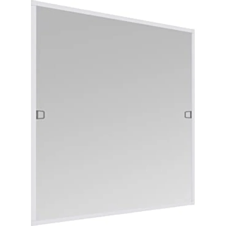 Windhager Insektenschutz Basic Rahmenfenster, Spannrahmenfenster, Fliegengitter Fenster, Selbstbausatz 120 x 140cm, weiß, 04505 – Bild 1