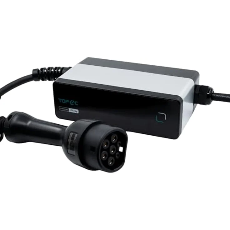 Shelly TopAC Portable EV Charger, Elektroauto Ladestation 11kW (Typ 2, 16A, CEE16, blau) mit Smart Control App und Energieüberwachung – Bild 1