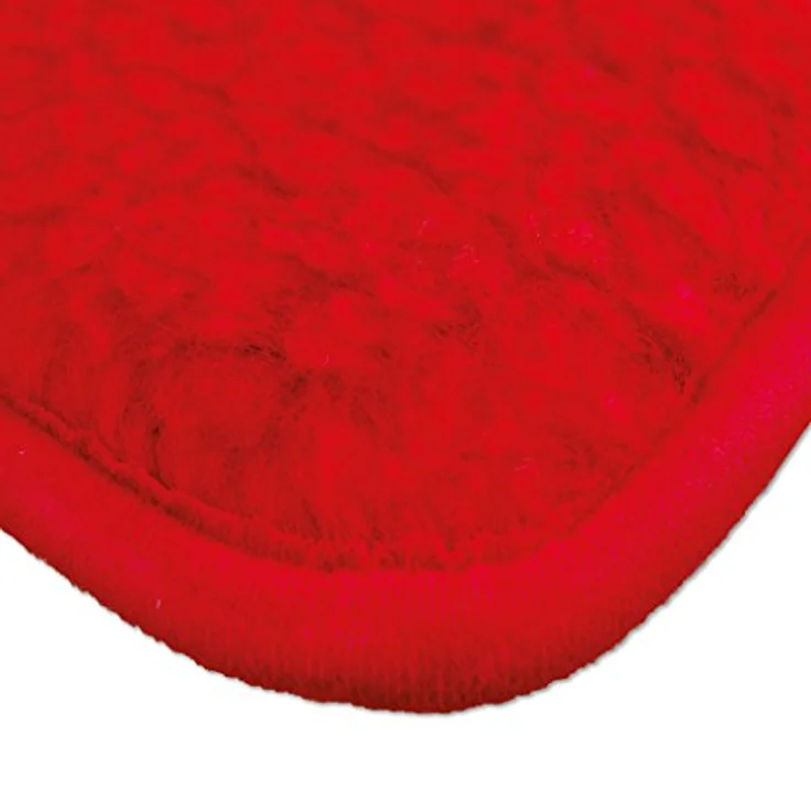 Bestlivings Rote Tierdecke Lammflor, 60x80 cm, weich und robust, maschinenwaschbar – Bild 5