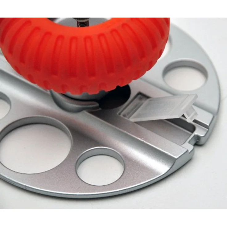 Nourished Essentials Cutter Kreisschneider C 3000 GP, Metall für schwere Schneidearbeiten, 3-26 cm Durchmesser, silber/rot – Bild 6