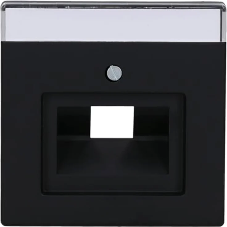 Busch-Jaeger 1803-885 Zentralscheibe, Kunststoff (lackiert), Schwarz Matt, mit Beschriftungsfeld, kompatibel mit future linear-Serie – Bild 2