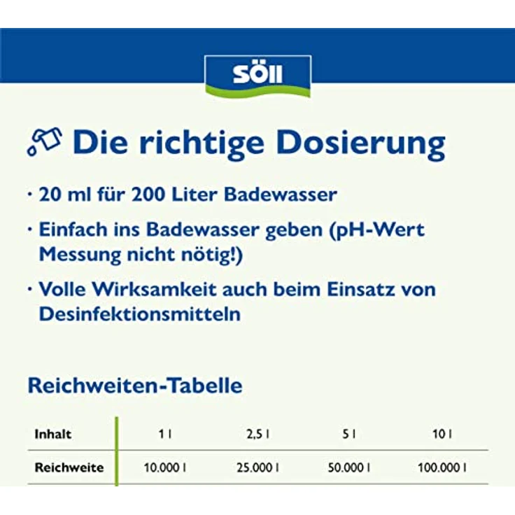 Söll Algenentferner Pool 2,5 Liter AlgenFrei für 25 Qbm – Bild 5