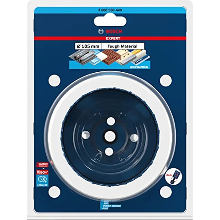 Bosch Expert Tough Material Lochsäge, 105 x 60 mm – Bild 3