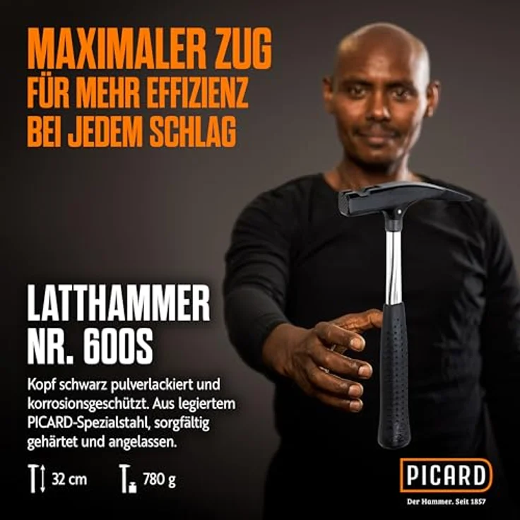 Picard 0060010 Latthammer - 600S - geraut - Preisvergleich – Bild 2
