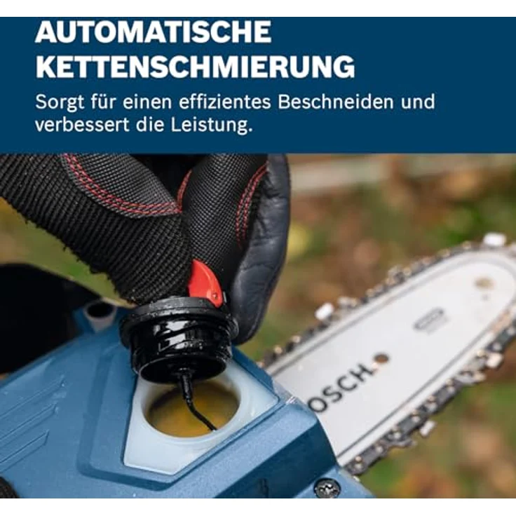 Bosch Professional GKE 18V-15, Akku-Astsäge mit bürstenlosem Motor und automatischem Kettenschmiersystem, kompakt und leicht – Bild 5