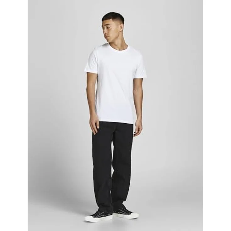 Jack & Jones Rundhalsshirt JJEORGANIC BASIC TEE SS O-NE 3PK MP NOOS - 3er Pack, angenehm weicher Single Jerseystoff aus Baumwolle – Bild 6