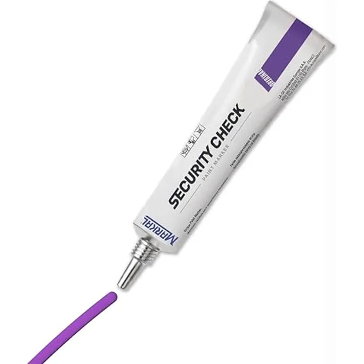 Markal 96675 Security Check Marker, violett, hohe Sichtbarkeit, 50 ml, schwermetallfrei für Gewerbetreibende