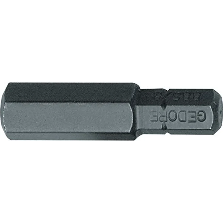Gedore 885 6 Sechskant-Bit 6mm, Chrom-Vanadium Stahl, brüniert, für Hand- und Elektroanwendungen – Bild 2