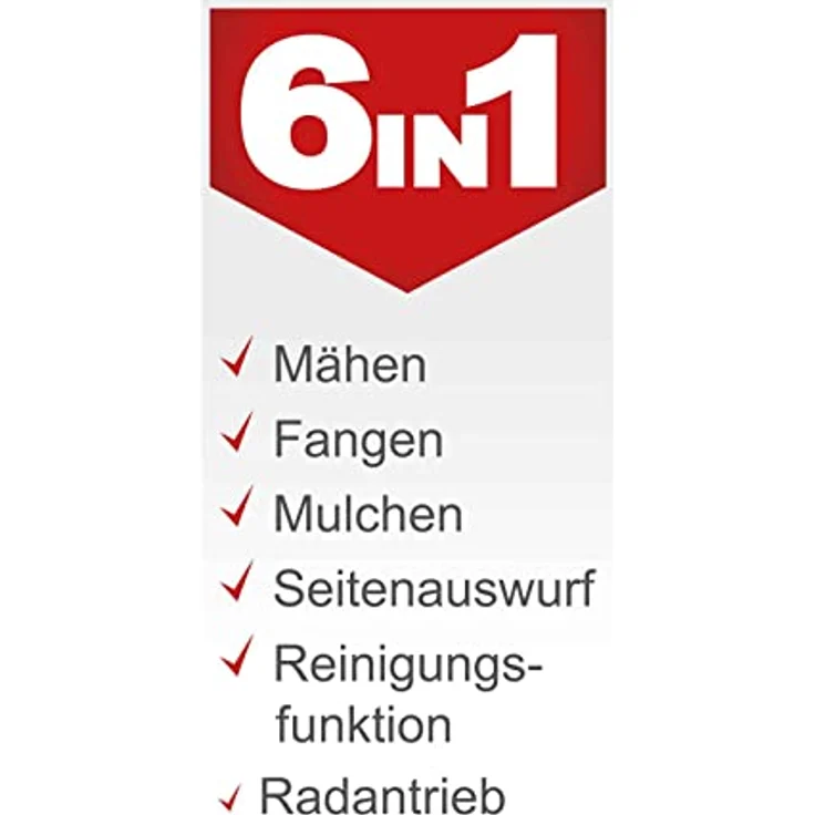 Scheppach Benzin Rasenmäher MS225-56 inkl. Motoröl | Radantrieb | 6PS | 56cm | 65L | Höhenverstellung 7 Stufen | Seitenauswurf & Reinigungsfunktion – Bild 3