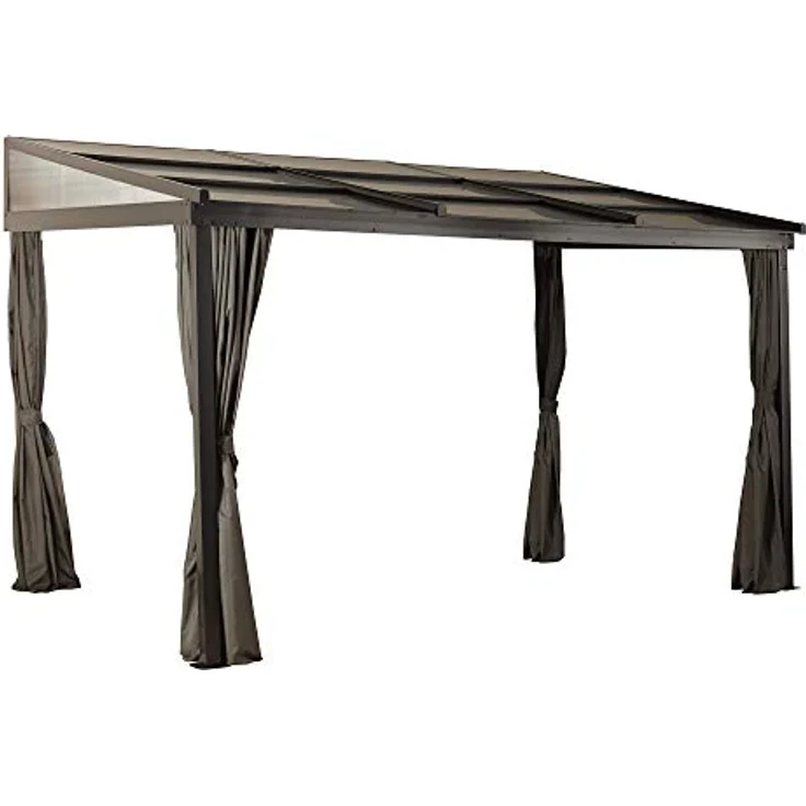 Sojag Aluminium Terrassenüberdachung Budapest 1012 | Bronze | 298x364x243 cm – Bild 1