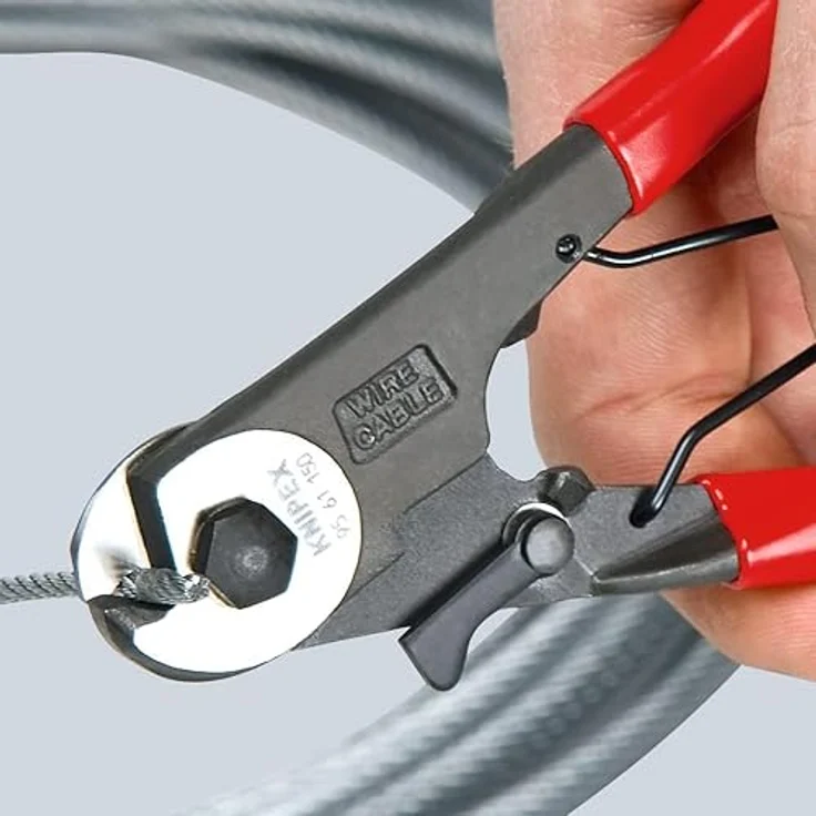 KNIPEX 9561150 Bowdenzugschneider - 150mm - für Drahtseile bis 3mm – Bild 5