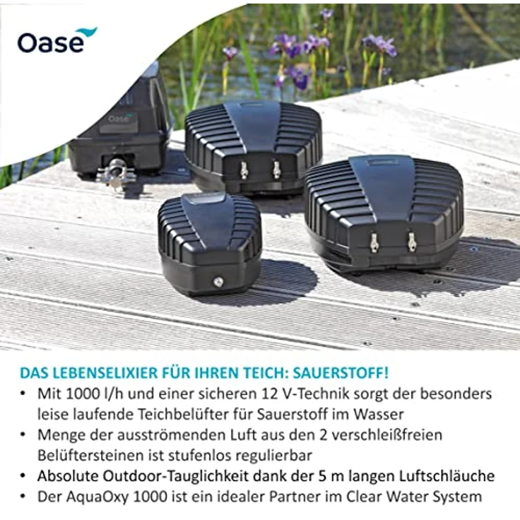 Oase Teichbelüfter AquaOxy, 1000 – Bild 2