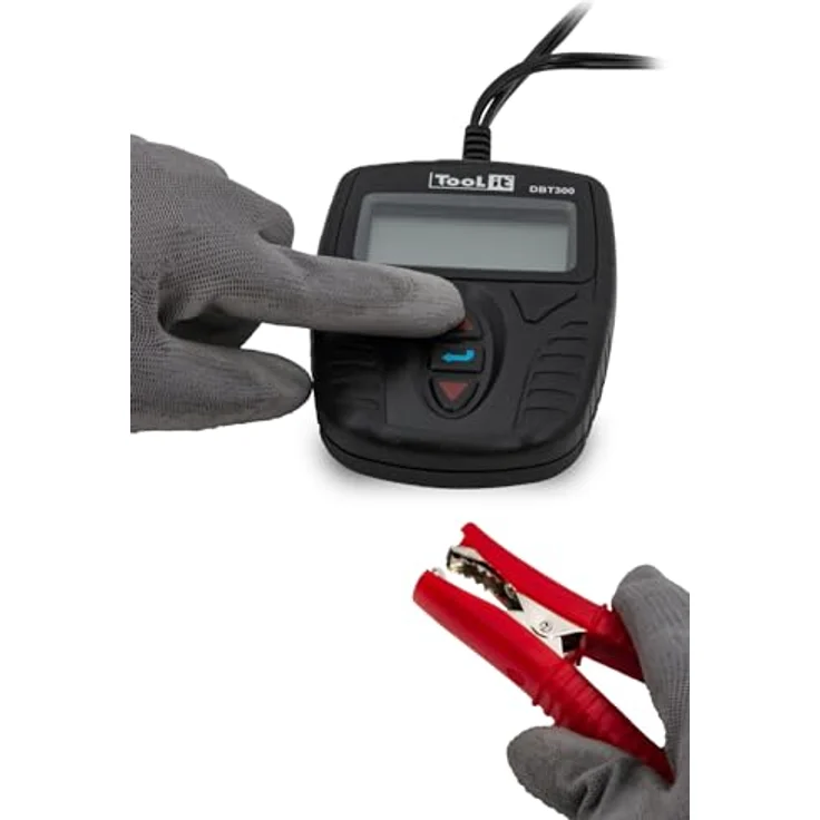 Toolit Batterietester Toolit DBT300 Kfz-Batterietester, 12V Systemanalysegerät mit LCD Anzeige, Verpolungsschutz – Bild 2