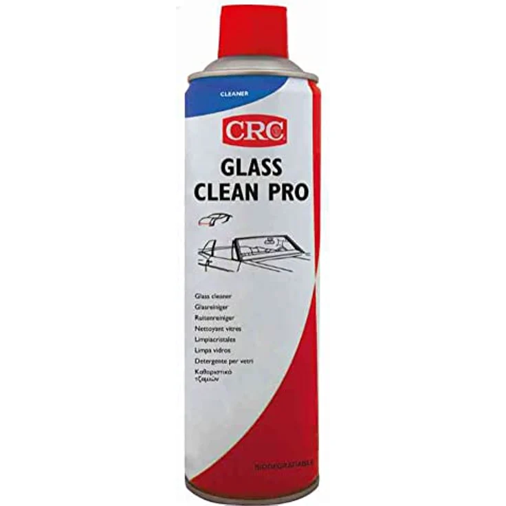 CRC 91746 Glass Clean Pro für Scheibenwaschanlage 500 ml - Entfernt Fingerabdrücke, Insekten und Schmutzrückstände von Fett und Teer – Bild 1