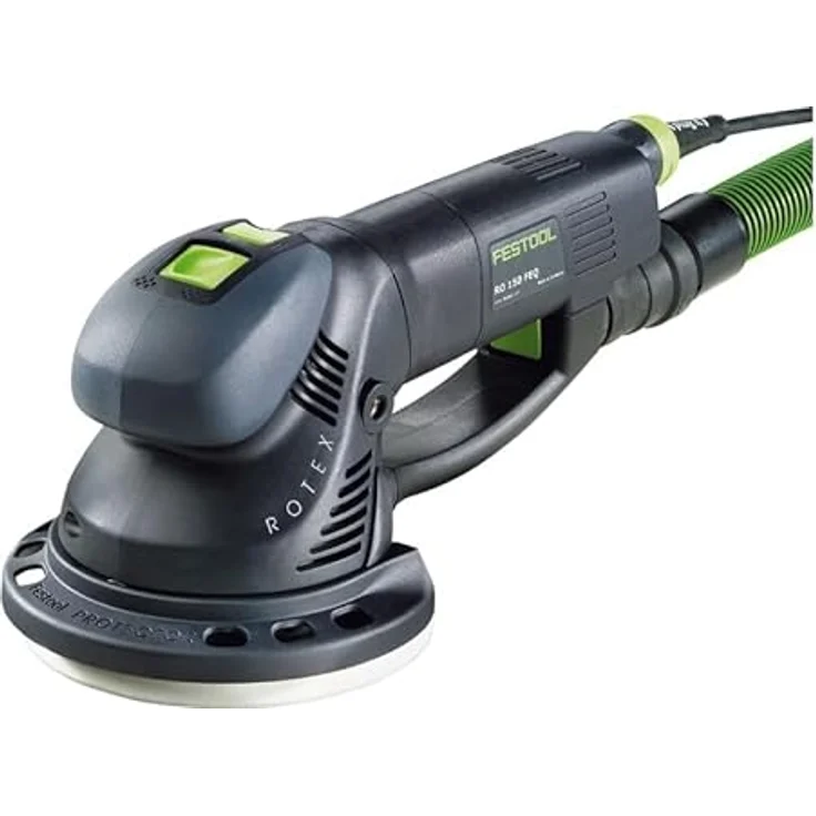 Festool Getriebe-Exzenterschleifer ROTEX RO 150 FEQ-SYS GR, Multischleifer mit FastFix Schleiftellerwechsel, inkl. 120 Schleifmitteln und Systainer SYS3 M 237 – Bild 2