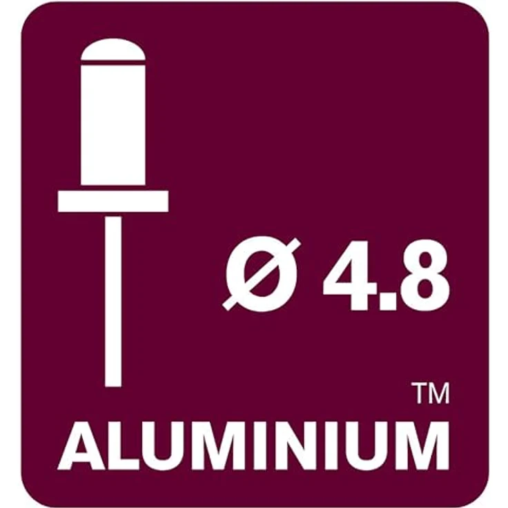 Rapid 5000381 4,8x14mm Blindniete Standard Aluminium 100 Stück, Edelstahl, ø4.8 mm – Bild 5