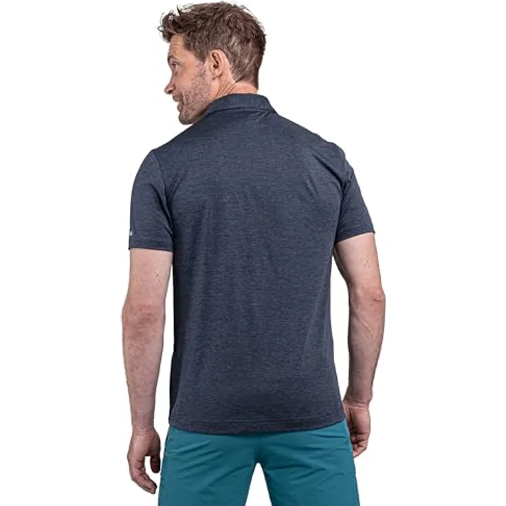 Schöffel Circ Polo Shirt Tauron, Herren, nachhaltig, schnell trocknend, blau, (48, M) – Bild 5