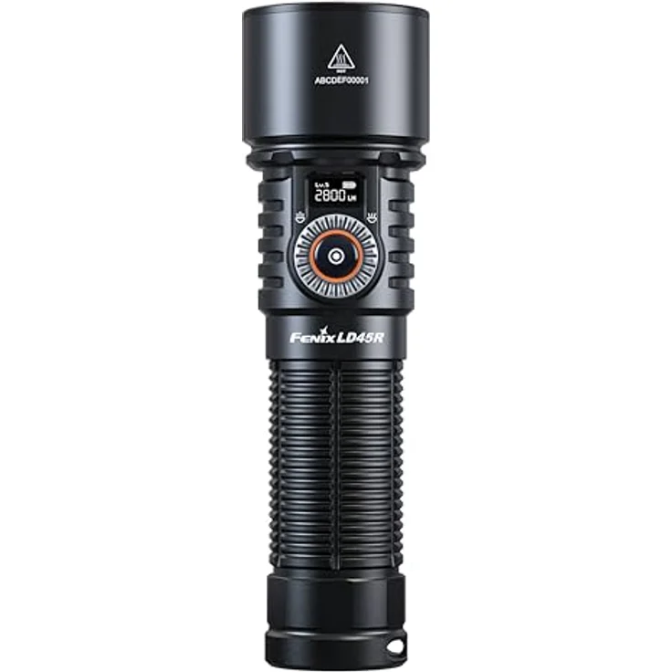 FENIX LD45R Wiederaufladbare Elektronische Fokussier-Taschenlampe, 2800 Lumen, 480 m, max. 65 Stunden, OLED-Digital-Bildschirm, Blau – Bild 3