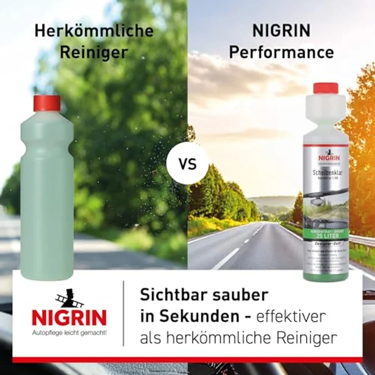 Nigrin Performance Scheibenklar 250 ml, Konzentrat 1 : 100 – Bild 3