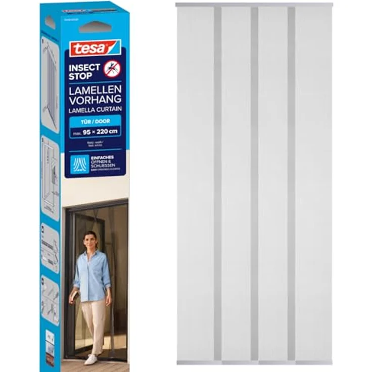 Tesa Fliegengitter Lamellentür tesa Insect Stop Standard 0,95x2,20m we – Bild 2