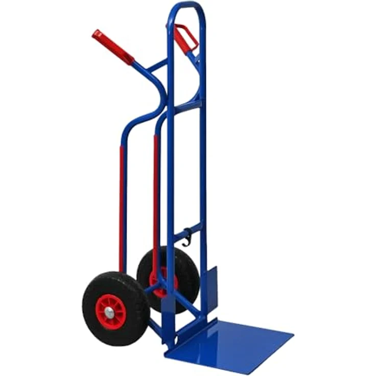 PROREGAL® Sackkarre Transportkarre RAGNAR XXL, klappbar 250 kg Tragkraft, robuste Stahlkonstruktion, 40 x 30 cm Schaufel, 2 pannensichere Räder – Bild 2