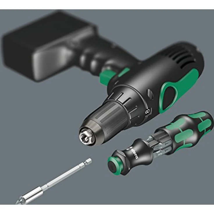 Wera 899/4/1 S, Universalhalter mit starkem Sprengring und Dauermagnet für 1/4" Bits, Edelstahlhülse – Bild 6