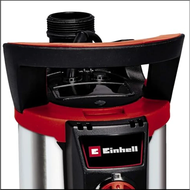 Einhell Klarwasserpumpe GE-SP 4390 N-A LL ECO (430 Watt, 9000 L-h, max. Förderhöhe 8 m, Anschluss 47,8 mm (G11-2 AG), Rückschlagventil, Kunststoff-Edelstahl-Gehäuse, inkl. Universalanschluss) Klarwasserpumpe – Bild 5