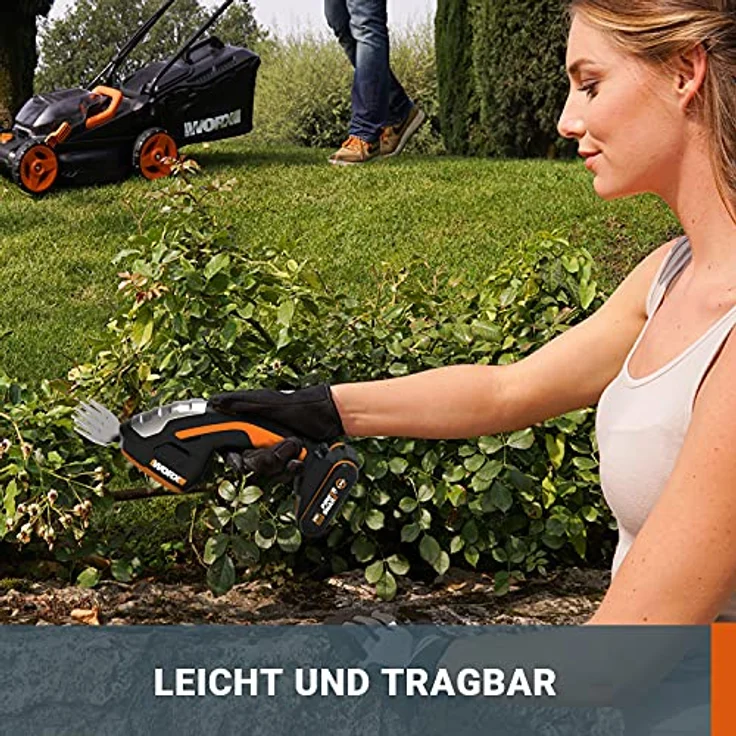 Worx WG801E.9 20V Gras- und Strauchschere WG801E inkl. 3 Verschiedene Messer, ohne Akku und Ladegerät – Bild 5