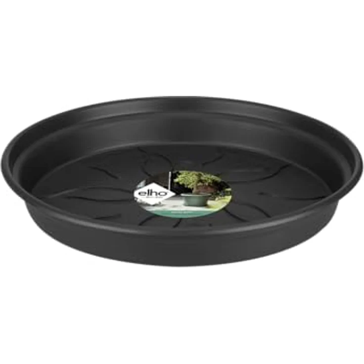Elho Green Basics Untersetzer 17cm - Lebhaft Schwarz – Bild 2