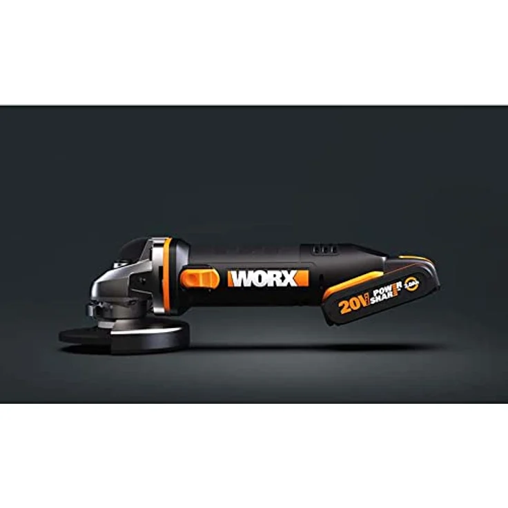 WORX WX800 Li-Ion Akku-Winkelschleifer 20V Kompakter Schleifer mit schmalem Körper, Zusatzhandgriff und leistungsstarkem 20V Akku zum Schleifen und Schneiden 115 mm Akku – Bild 11