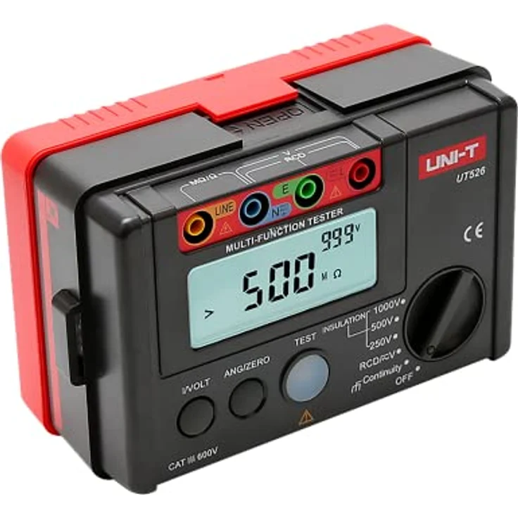 UNI-T Multimeter UT526 MIE0133 mit manueller Messbereichsänderung, Phasenumkehrung und Hochspannungswarnung – Bild 5