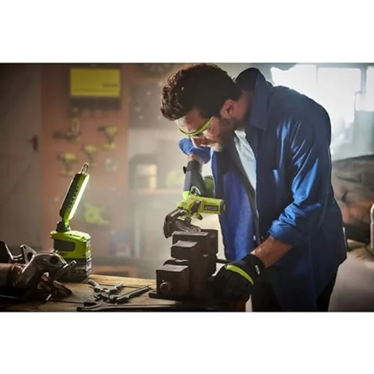 Ryobi 5133004179 Bandfeile (18 V, Maße 13x457, Geschwindigkeit bis 630 m-min, 3X Schleifbänder, ohne Akku) R18PF-0 – Bild 6