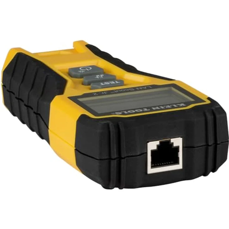 Klein Tools LAN Scout Junior 2, Multimeter und Kabeltester für CAT 5e/6/6A mit beleuchtetem Display und intuitiver Benutzeroberfläche – Bild 11