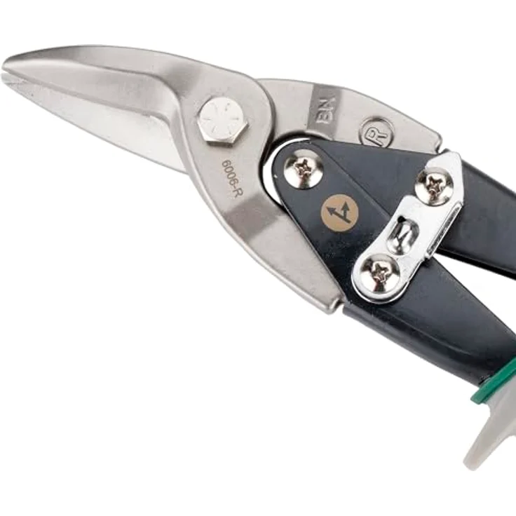 Bellota 6006-R Blechschere, rechtsschneidend aus Chrom-Molybdän-Stahl, ergonomische Griffe, max. von 140 mm – Bild 3