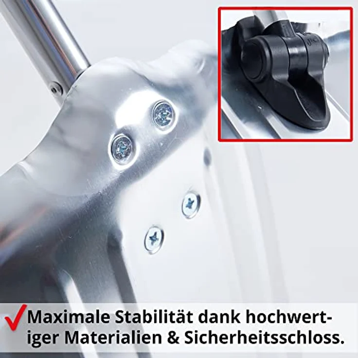 Hecht Schneeschieber 205 GT, Teleskop klappbare Auto-Schneeschaufel aus Aluminium, 20,5 cm Arbeitsbreite, 37 cm verstellbarer Stiel, ultraleicht und rostfrei, ideal für Pendler und Reisen – Bild 9
