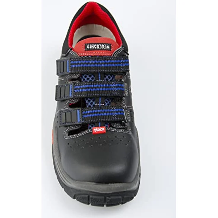 Jalas 3800R Respiro S1 Sicherheitsschuhe Sandalen mit Zehenschutzkappe Aluminium, Size 37 - Antistatisch, Ergothan Stoßdämpfung, Ölbeständig, EN ISO 20345:2012, Blau – Bild 5