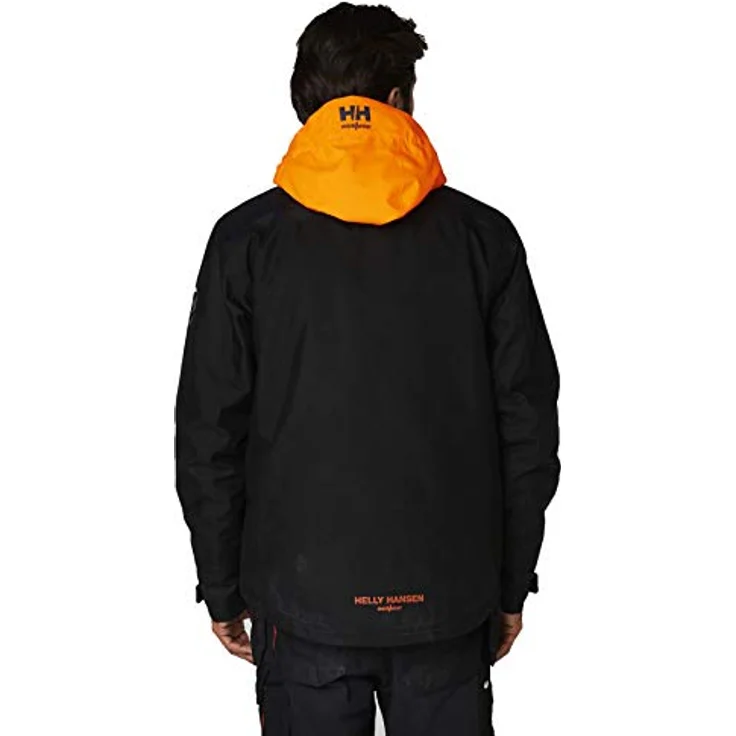 Helly Hansen Chelsea Evolution Winterjacke, Arbeitsjacke mit PrimaLoft® BLACK Eco und wasserdichter HELLY TECH® PROFESSIONAL Technologie, schwarz, XL – Bild 4