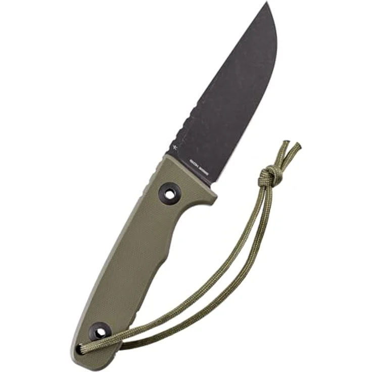 SCHNITZEL TRI Outdoormesser aus Schwedenstahl mit Kydex-Scheide und Dangler-System, Grün – Bild 3